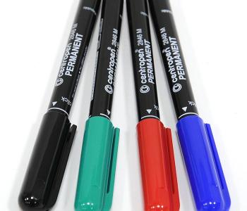 Маркер тонкий 1мм черный CENTROPEN (2846) Чехия