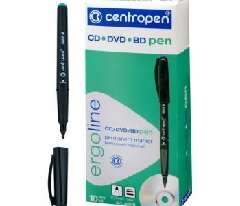Маркер для CD-PEN перманентный Черный CENTROPEN Чехия