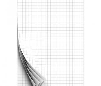 Блокнот для флипчарта 60*90 20л.белый клетка Россия